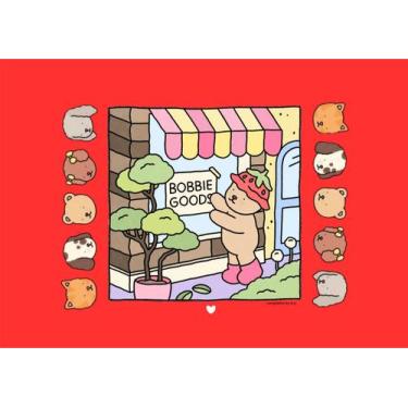 Imagem de Livro De Colorir Bobbie Goods Capa Dura 50 Páginas - Pipia, Vermelho