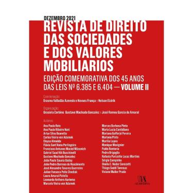 Imagem de Revista De Direito Das Sociedades E Dos Valores Mobiliários - 1ª Edição