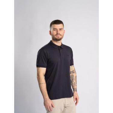Imagem de Camiseta Polo Pima Azul Marinho - Humbrado