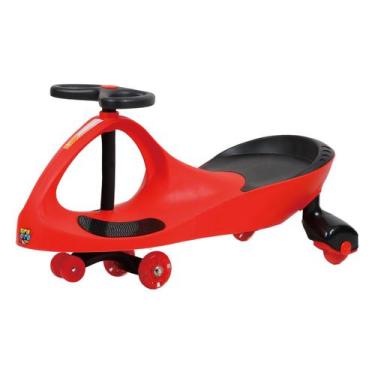 Imagem de Carrinho Infantil Gira Gira Com Led Colorido Rolimã Fenix - Fenix Brin