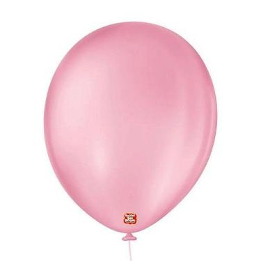 Imagem de Balão de Festa Látex Liso - Rosa Tutti Frutti - 50 Unidades - Balões S