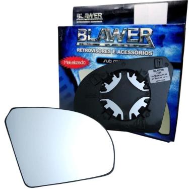 Imagem de 97418 - Vidro Espelho Retrovisor Lado Direito Com Base Fiesta 2003 a 2012 Ford Ka 2008 a 2012 - Blawer