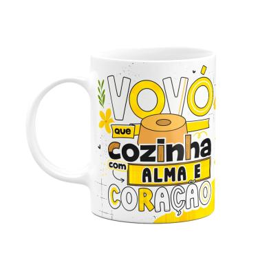 Imagem de Caneca dos Avós - Vovó que cozinha com alma e coração
