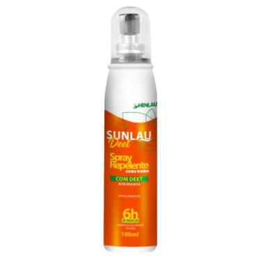 Imagem de Repelente contra insetos sunlau deet 100 ml 6 hs de proteçao