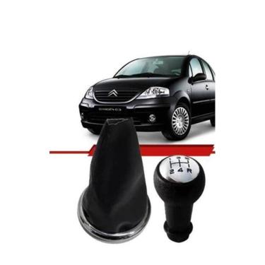 Imagem de Bola Manopla De Cambio + Coifa Citroen C3 2006 200