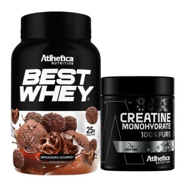 Imagem de Best Whey Isolado Hidro Brigadeiro 900G Creatina - Atlhetica