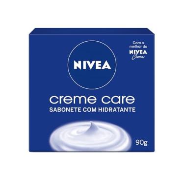 Imagem de NIVEA Sabonete em Barra Creme Care 90g - Sabonete hidratante, com o melhor de NIVEA Creme, pele macia e hidratada, com espuma cremosa, contém Eucerit