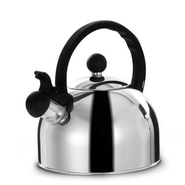 Imagem de Chaleira Inox 2 Litros c/ apito Alça Ergonomica Cor Inox