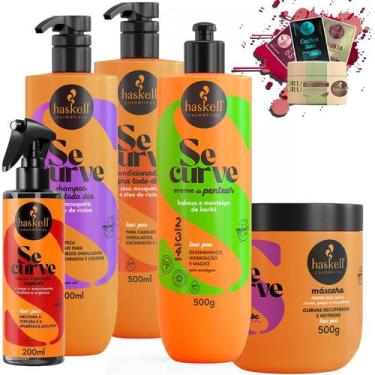 Imagem de Kit Haskell Se Curve Cacheados (3ABC) Transição 500ml