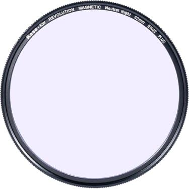 Imagem de Kase KW Revolution Plus Filtro magnético à prova de choque neutro para redução de poluição luminosa de banda larga à prova de choque, vidro óptico de baixa reflexão (62 mm)