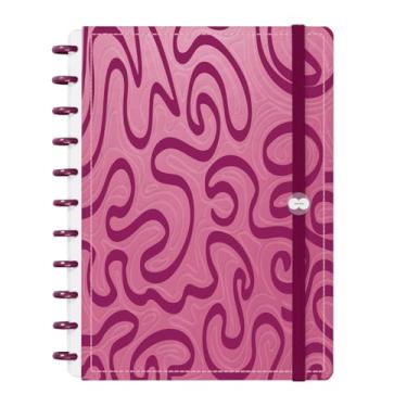 Imagem de Caderno De Disco Inteligente Iscool Urban Flow Spira Mauve G
