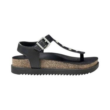 Imagem de Sandalia Moleca Papete - Feminina, Preto, 38