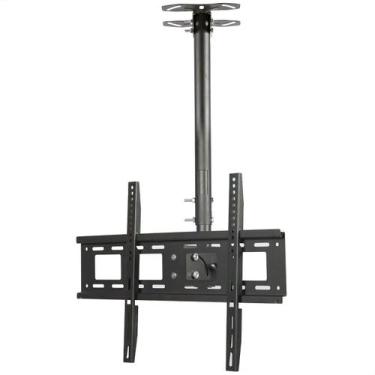 Imagem de Kit 5 Suporte de Teto para TVs de 40" a 80" Giro 360 graus - Médio - C