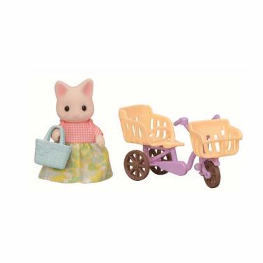 Imagem de Figura - Sylvanian Families - Passeio de Bicicleta - Mãe Gato Primavera - Epoch Magia