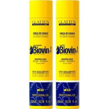 Imagem de Glatten Professional Biovin A - Kit de Crescimento Biotina + Vitamina A Duo (2 Produtos)-Unissex