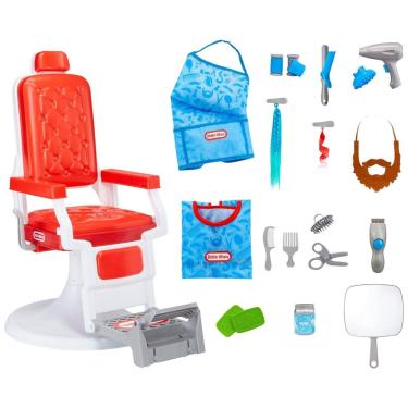 Imagem de Barbearia Interativa Infantil com 20 Acessórios para Crianças Acima de 3 Anos, Little Tikes, Colorida