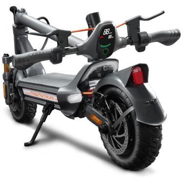 Imagem de Scooter Elétrica para Adultos até 180 kg, Velocidade Máxima de 50 km/h e Alcance de 49 km com Pneus Off-Road de 26 cm