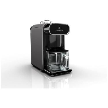 Imagem de Máquina Automátia para Produção de Leite Vegetal como Soja e Amêndoa e Outros, 110v, CHEFWAVE, Preto
