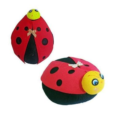 Imagem de Peso De Porta Joaninha De Tecido 1Kg 15,5X12,5Cm