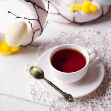 Imagem de Conjunto de colher de café vintage retrô estilo cortês bronze colher de chá mini colher de açúcar de sobremesa requintado adereço para fotografia, 5 estilos"