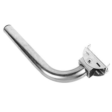 Imagem de Suporte de elevação de antena Poste de montagem de estação meteorológica universal Suporte de aço ajustável para montagem em parede externa para monitoramento de antenas Casas