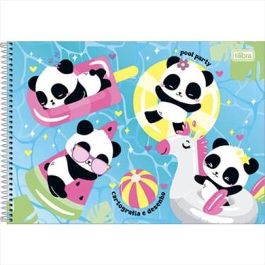 Imagem de Caderno de desenho Tilibra lovely friend espiral 80 folhas