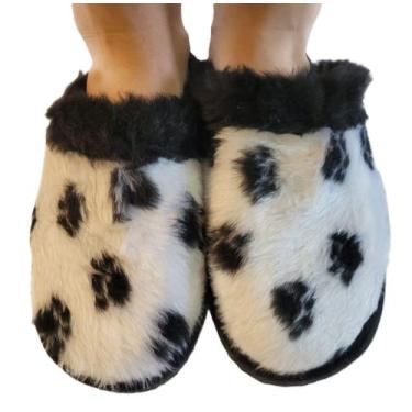 Imagem de Pantufa Chinelos de Pelúcia Masculino  Feminina  Confortável  CÓD 20 -