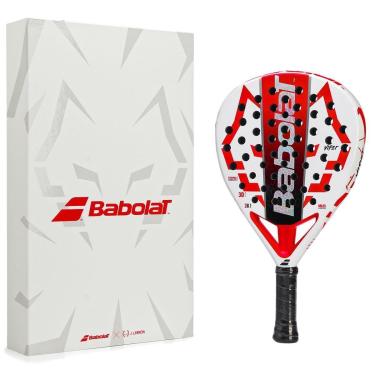 Imagem de Raquete de Padel Babolat Tech Viper Juan Lebron 2025 Branca-Unissex