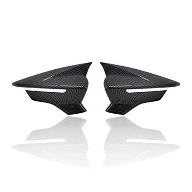 Imagem de Capa de espelho de asa de carro 2 peças, para SEAT, para Leon MK3 5F ST FR, para Cupra, para Ibiza Mk5, para Arona KJ7 2017-2020 tampa do espelho retrovisor da porta lateral do carro