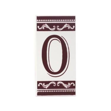 Imagem de Número De Casa Em Cerâmica Esmaltada Turquia (Numero 0)