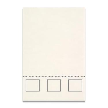 Imagem de LKXGRRSFG Quiet SimplicityLienzo Minimalista: Serenidad Paleta Neutra Gran Área Vacía para Espacio Tranquilo 19 x 30 cm sem moldura