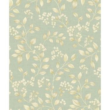 Imagem de Papel De Parede Icon Folhagem Verde Ic3003