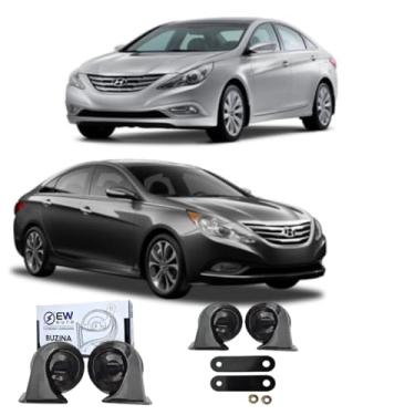 Imagem de BUZINA AUTOMOTIVA CARACOL (PAR) GRAVE/AGUDO PARA SONATA 2002 >2008 - TIGER AUTO