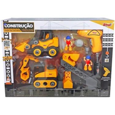 Imagem de Kit construcao deluxe com parafusadeira zoop - Zoop Toys, UN