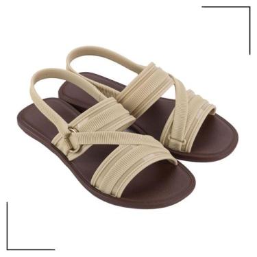 Imagem de Sandália Grendha Buriti Casual Grendene, Bege claro, 37
