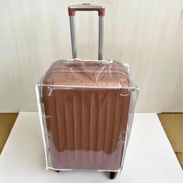 Imagem de Capa Para Mala de Viagem P10Kg M23kg G32Kg Plástico Grosso Transparent