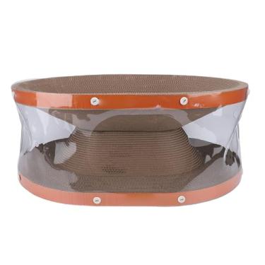 Imagem de RiToEasysports Brinquedo Arranhador para Gatos, Material de Papelão Ondulado, Placa Interativa para Arranhar Gatos e Túnel para Diversão Interna