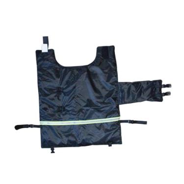 Imagem de Bothyi Roupa para bezerros em tecido Oxford, ao frio, mantém os bezerros aquecidos, ao congelamento, impermeável, para proteção dos, Forro de Lã Preta