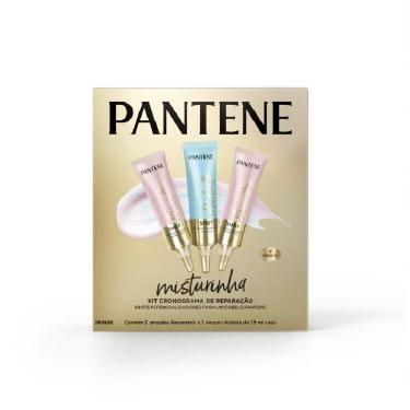 Imagem de Kit Cronograma De Reparação 3Ampolas Misturinha Pantene 15Ml