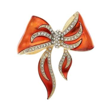 Imagem de Broches Esmaltados De Natal Com Strass: Laço, Maçã, Boneco De Neve, Pi