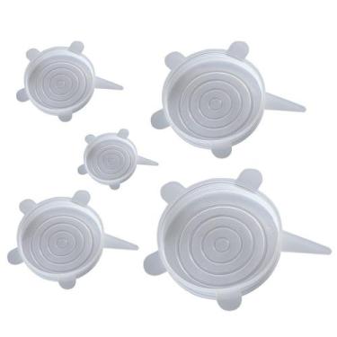 Imagem de Kit Com 5 Tampas Hermetic Silicone - Paramount