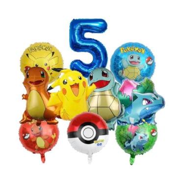 Imagem de Decoração De Festa De Aniversário Infantil, Conjunto De Balões De Dese