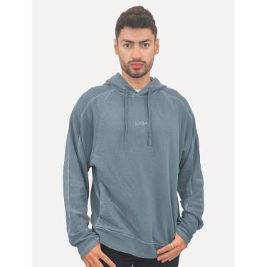 Imagem de Moletom John John Masculino Regular Hoodie Riviera Stoned Azul-Masculino