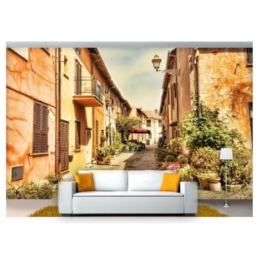 Imagem de Papel De Parede Cidade Antiga Rua Européia 3D Cda45