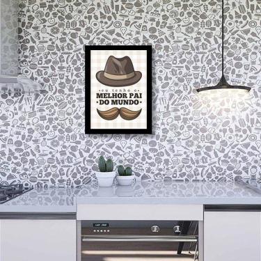 Imagem de Quadro Decorativo Eu Tenho o Melhor Pai do Mundo