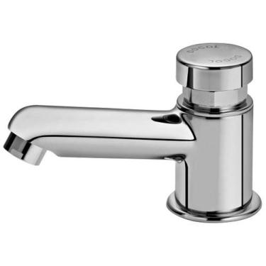Imagem de Torneira Lavatorio De Mesa Pressmatic Compact Docol 17160606, Cromada