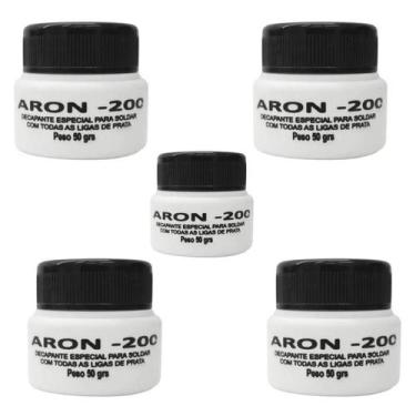 Imagem de 5 Fluxo Pasta Solda 50gr Aron Ligas Prata E Foscoper Bga - VALTEC SHOP