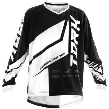 Imagem de Camisa Infantil Motocross Trilha - Pro Tork Factory Edition, Preto, Br
