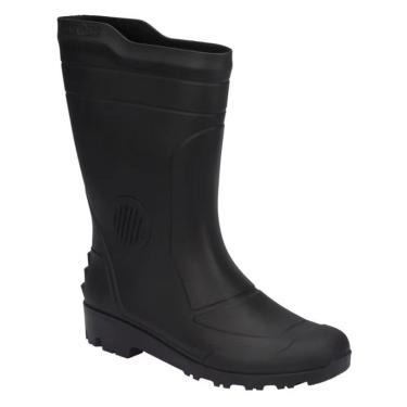 Imagem de Bota Galocha Unissex Cano Médio Preto Pega Forte 00323-01139-Unissex