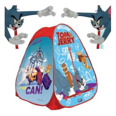 Imagem de Barraca Infantil Toca Castelo Tom Jerry Dobrável Zippy Toys